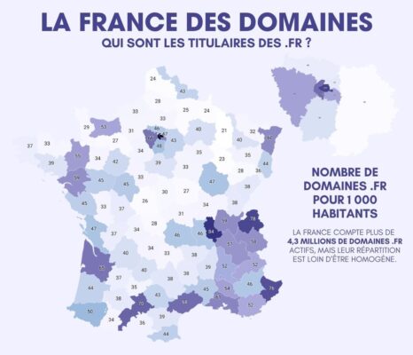 Article : Le .FR, miroir du numérique français : une géographie du web en mouvement